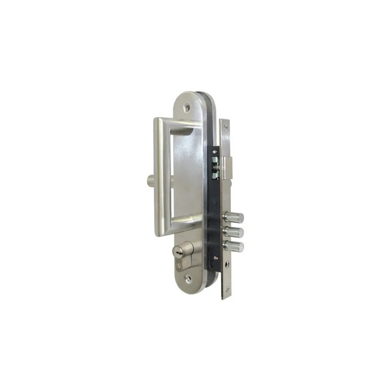 CERRADURA SOPRANO JM TROMS ACERO INOX 3 BULONES