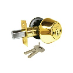 CERROJO AUSTRAL CS2 DOBLE CIL PULIDO