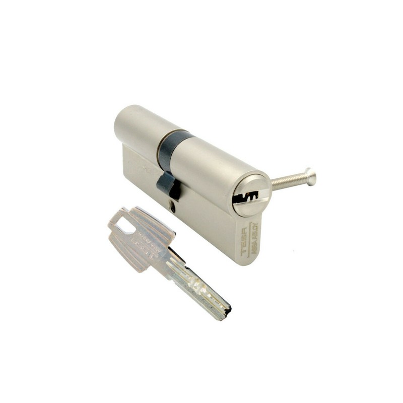 CILINDRO TESA T60 80 MM NIQUEL ALTA SEGURIDAD MX86516