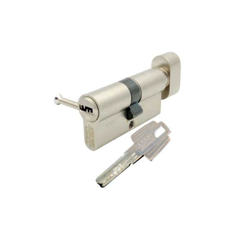 CILINDRO TESA T60 NIQUEL 60MM LLAVE MARIPOSA ALTA SEGURIDAD MX86518