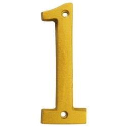 NUMERO "1" DECORATIVO 8CM PUERTA PARED