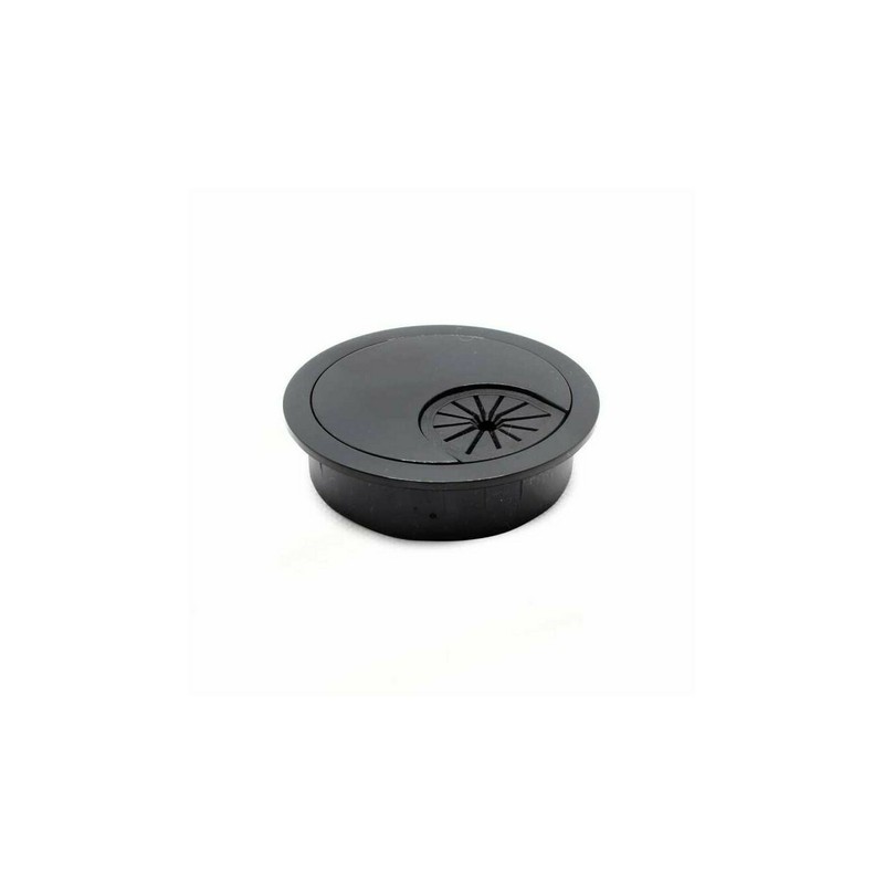 PASACABLE SOARMA NEGRO 60 MM REDONDO