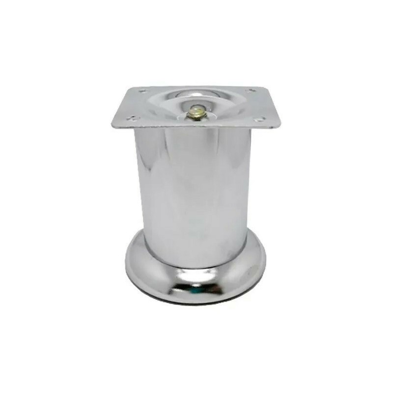 PATA MUEBLE 8CM ACERO 8008