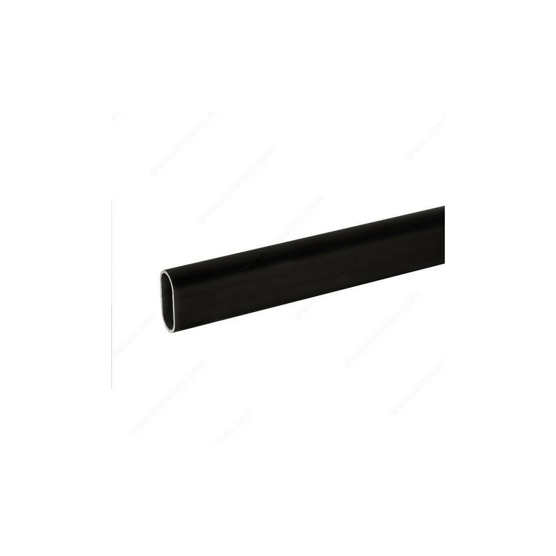 TUBO OVALADO NEGRO 2.44 MTS 4315 HANDYHOME