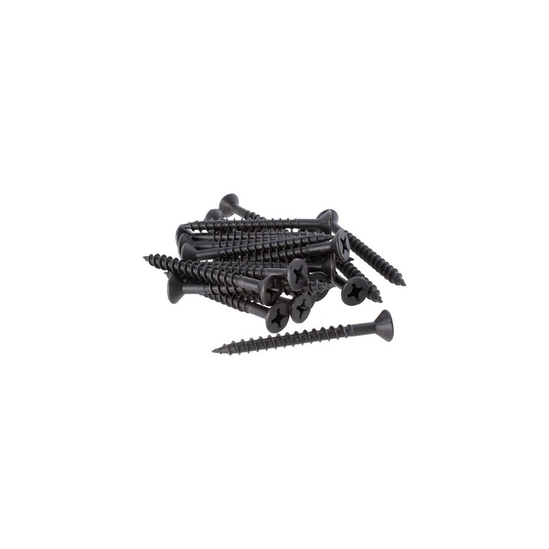 10 TORNILLOS VEKER 15437 14 X 2 1/2 NEGRO
