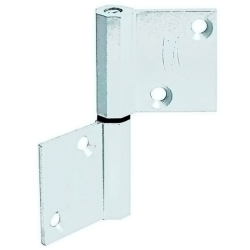 BISAGRA ALUMINIO 3327 BLANCO MX2114