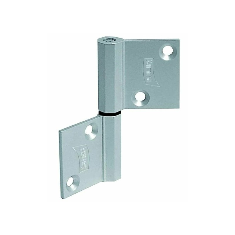 BISAGRA ALUMINIO 3327 GRIS MX2112