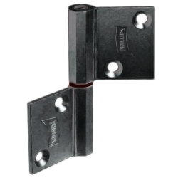 BISAGRA ALUMINIO 3327 NEGRA MX2115