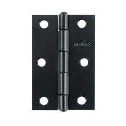 BISAGRA RECTANGULAR 2 1/2" NEGRA HERMEX BR-256 45635