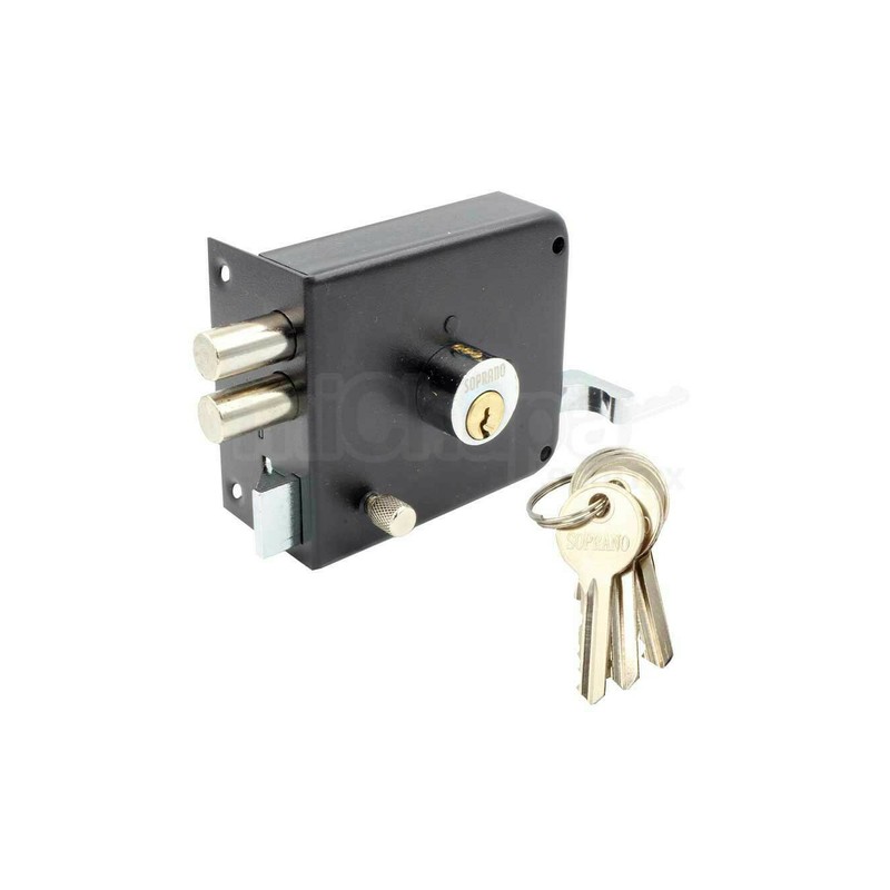 CERRADURA CARIOCA NEGRA IZQ SOPRANO 903