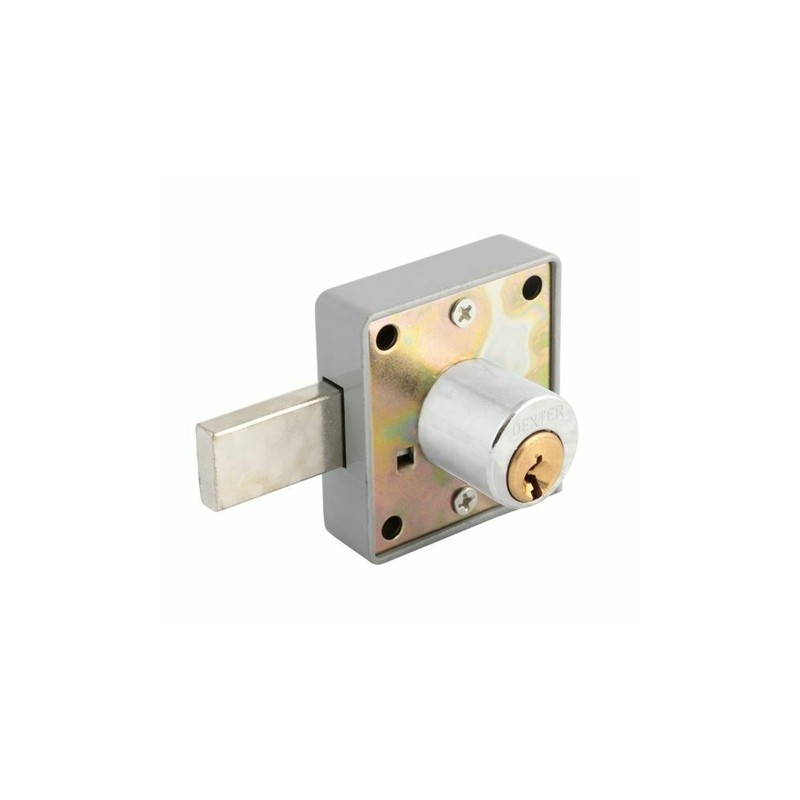 Cerradura Dexter 6850 para mueble paleta larga cañon corto