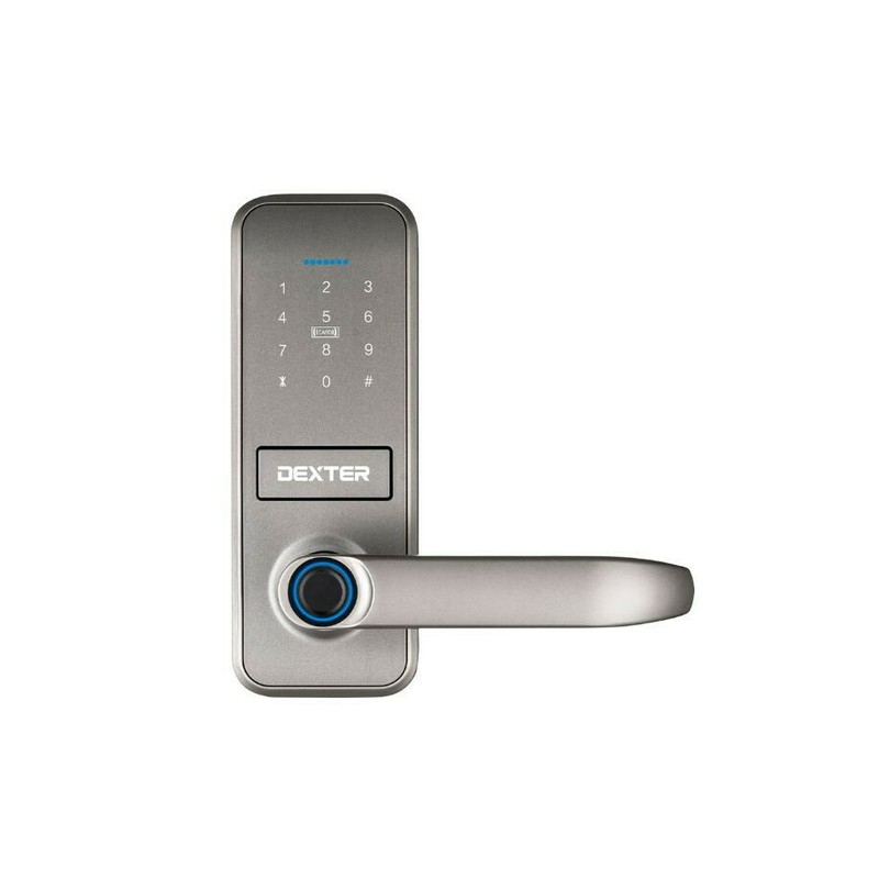 Cerradura Digital Dexter P130 Niquel Huella App Codigo Tarjeta Llave Elegante 16206