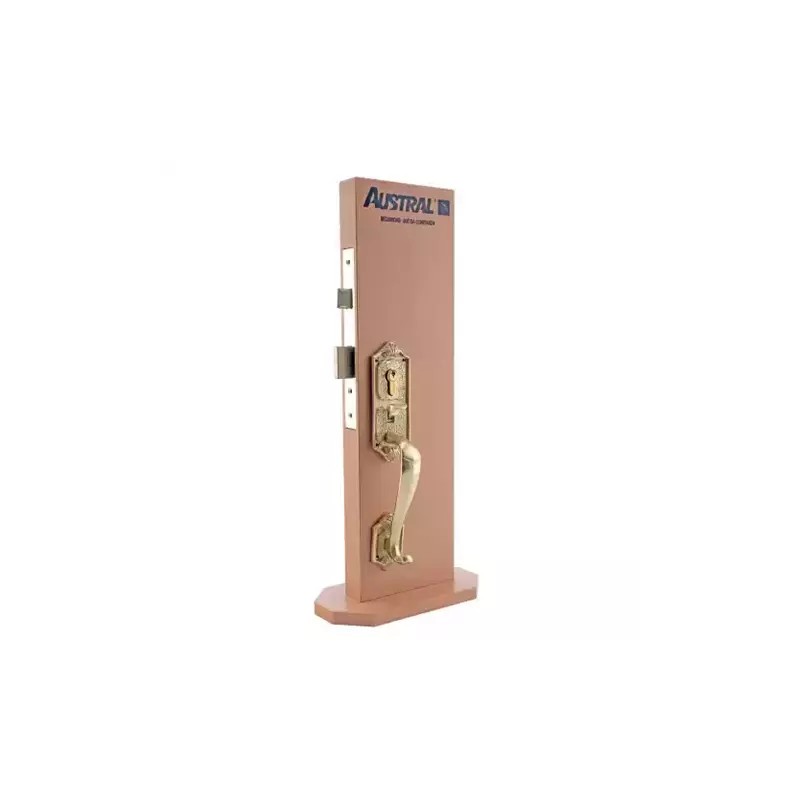 CERRADURA ENTRADA CEP518 LATON ANTIGUO TK