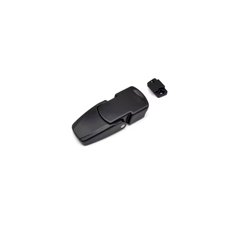 Cerradura Gabinete industrial hebilla oculta DK604 Negra. Apertura sin llave